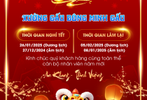 Gấu Bông Minh Gấu - Thông Báo Lịch Nghỉ Tết Nguyên Đán 2025 Gấu Bông Minh Gấu - Thông Báo Lịch Nghỉ Tết Nguyên Đán 2025