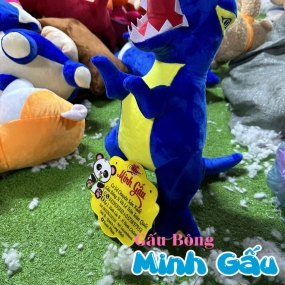 Gấu bông khủng long xanh