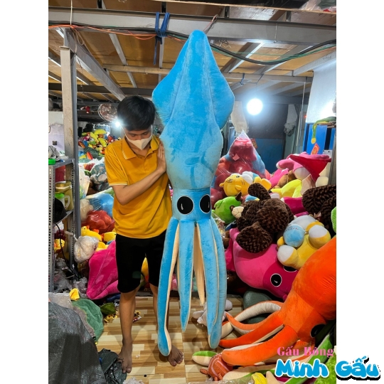 Mực siêu to 1M5 Hồng